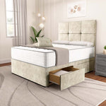 Lima Divan Bed - Almond Coniston