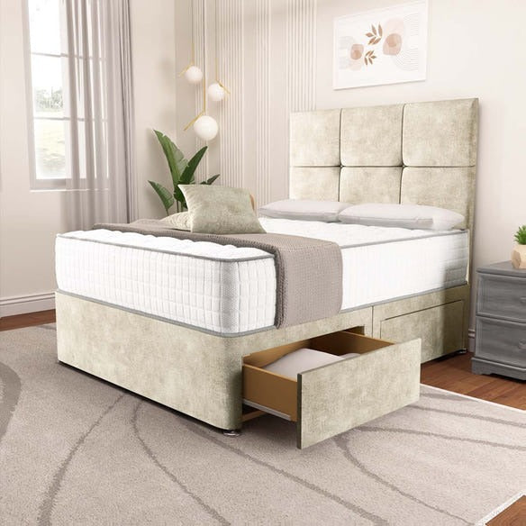 Lima Divan Bed - Almond Coniston