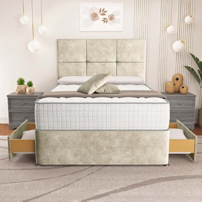 Lima Divan Bed - Almond Coniston