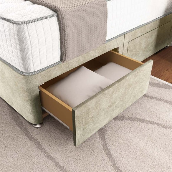 Lima Divan Bed - Almond Coniston