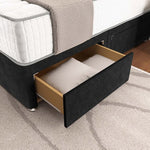 Lima Divan Bed - Black Naples