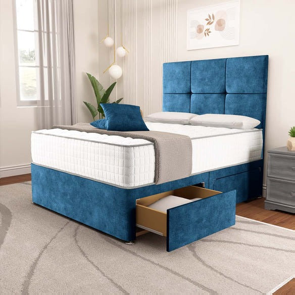 Lima Divan Bed - Blue Coniston