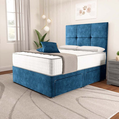 Lima Divan Bed - Blue Coniston