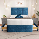 Lima Divan Bed - Blue Coniston