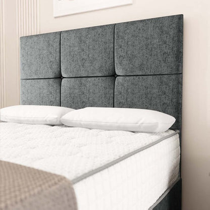 Lima Divan Bed - Charcoal Chenille
