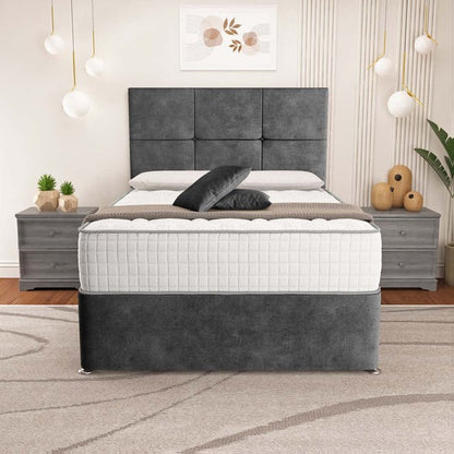 Lima Divan Bed - Charcoal Coniston