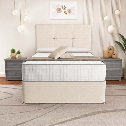 Lima Divan Bed - Cream Naples