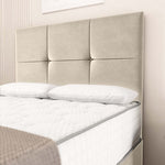 Lima Divan Bed - Cream Plush Velvet
