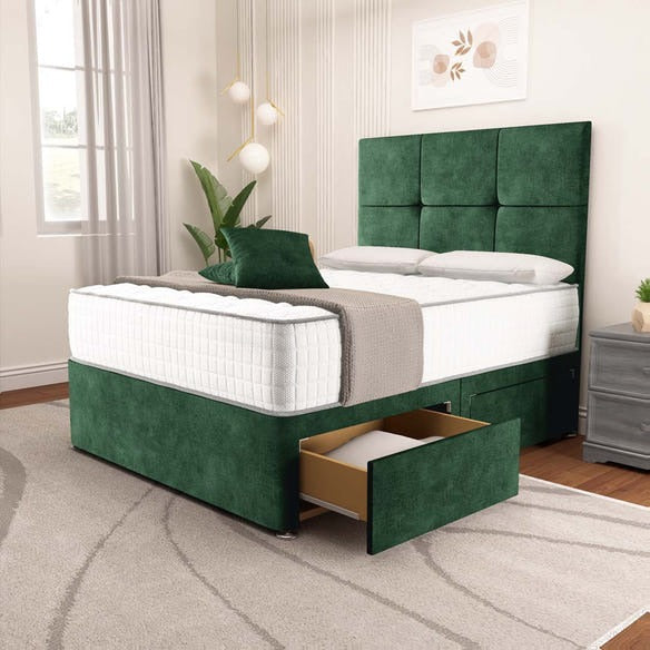 Lima Divan Bed - Emerald Coniston