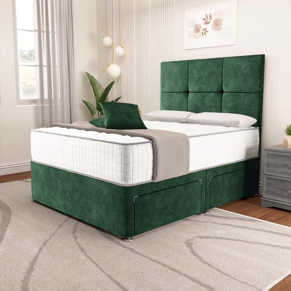 Lima Divan Bed - Emerald Coniston