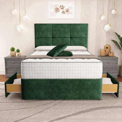 Lima Divan Bed - Emerald Coniston