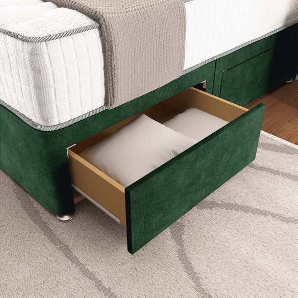 Lima Divan Bed - Emerald Coniston