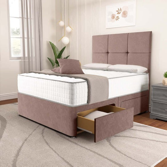 Lima Divan Bed - Mauve Naples
