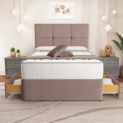 Lima Divan Bed - Mauve Naples