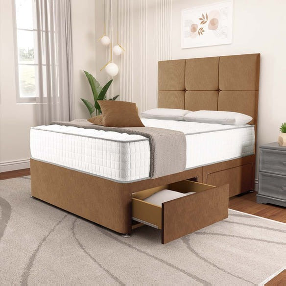 Lima Divan Bed - Mink Naples