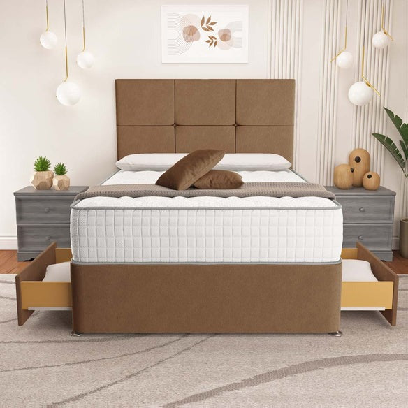 Lima Divan Bed - Mink Naples