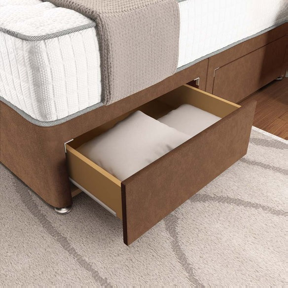 Lima Divan Bed - Mink Naples