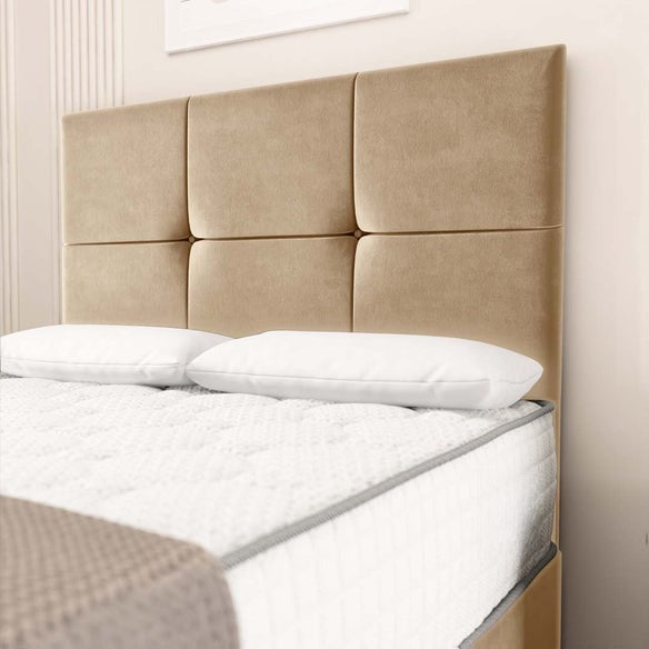 Lima Divan Bed - Mink Plush Velvet