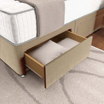 Lima Divan Bed - Mink Plush Velvet