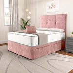 Lima Divan Bed - Pink Coniston
