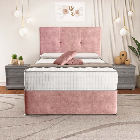 Lima Divan Bed - Pink Coniston