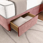 Lima Divan Bed - Pink Coniston