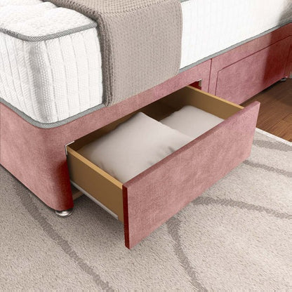 Lima Divan Bed - Pink Coniston