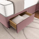 Lima Divan Bed - Pink Plush Velvet