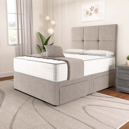 Lima Divan Bed - Seal Grey Naples