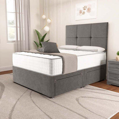 Lima Divan Bed - Slate Grey Naples