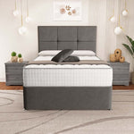 Lima Divan Bed - Slate Grey Naples