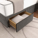 Lima Divan Bed - Slate Grey Naples