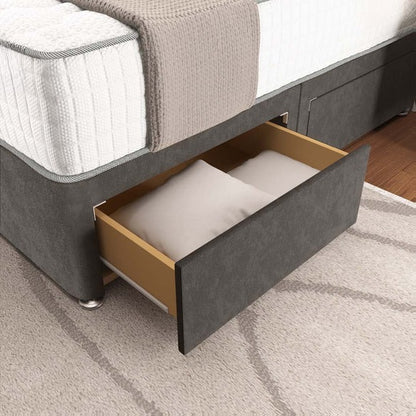 Lima Divan Bed - Slate Grey Naples