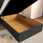 Lima Kids Ottoman Divan Bed - Black Chenille