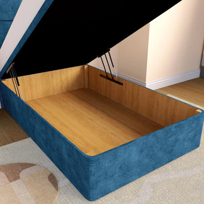 Lima Kids Ottoman Divan Bed - Blue Coniston