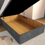 Lima Kids Ottoman Divan Bed - Charcoal Coniston