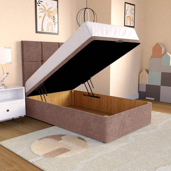 Lima Kids Ottoman Divan Bed - Mauve Naples