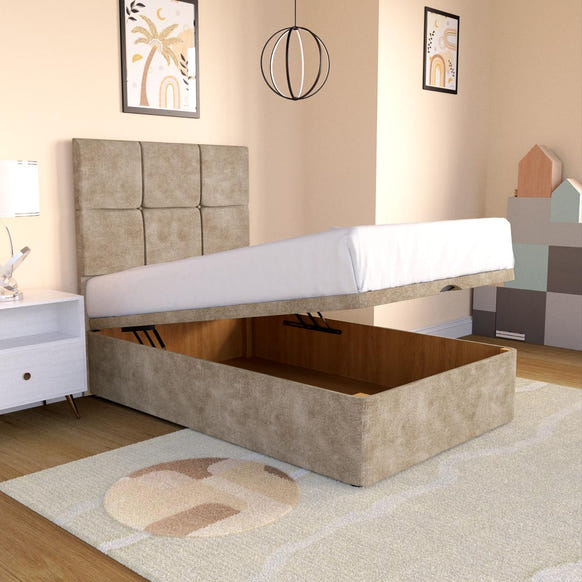 Lima Kids Ottoman Divan Bed - Mink Coniston