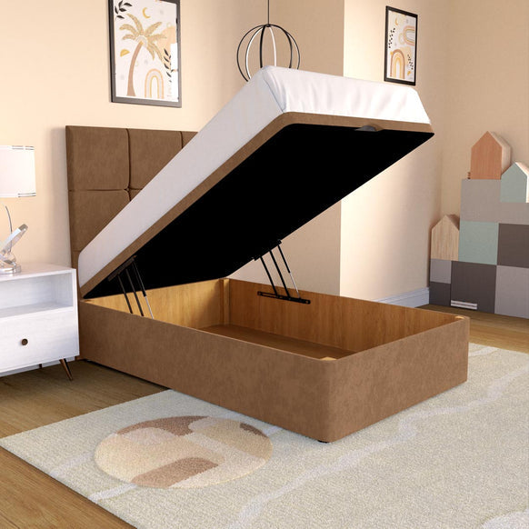 Lima Kids Ottoman Divan Bed - Mink Naples