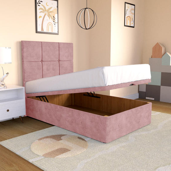 Lima Kids Ottoman Divan Bed - Pink Coniston