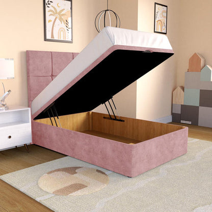 Lima Kids Ottoman Divan Bed - Pink Coniston