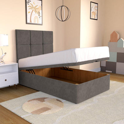 Lima Kids Ottoman Divan Bed - Slate Grey Naples