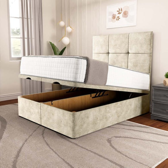 Lima Ottoman Divan Bed - Almond Coniston