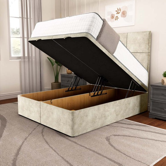Lima Ottoman Divan Bed - Almond Coniston