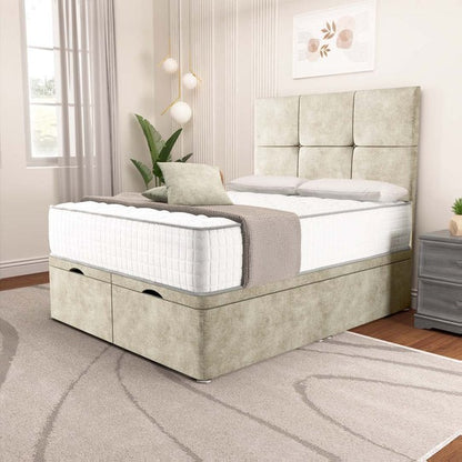 Lima Ottoman Divan Bed - Almond Coniston
