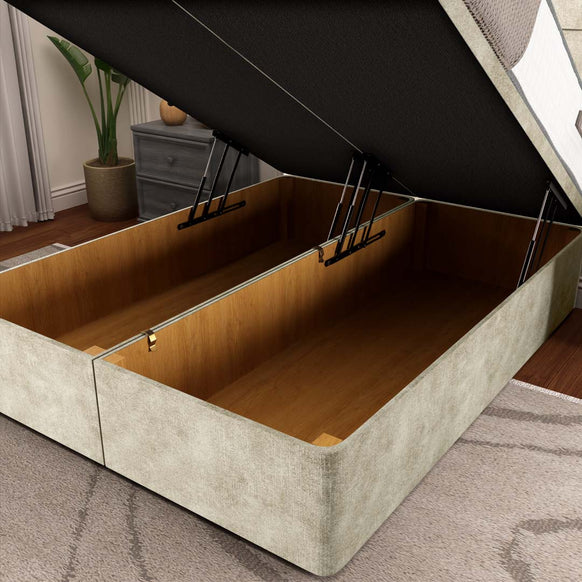 Lima Ottoman Divan Bed - Almond Coniston
