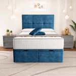 Lima Ottoman Divan Bed - Blue Coniston