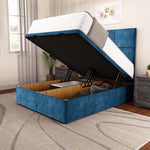 Lima Ottoman Divan Bed - Blue Coniston