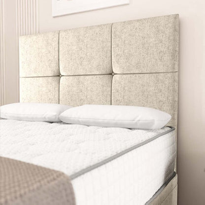 Lima Ottoman Divan Bed - Cream Chenille