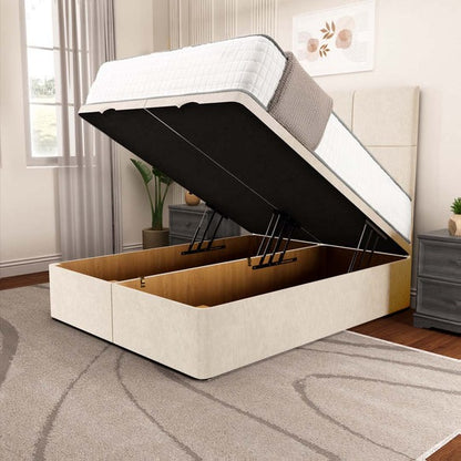 Lima Ottoman Divan Bed - Cream Naples
